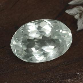 Hiddenite Blanc clair verdâtre naturelle Coupe ovale, 12.01 ct, VS