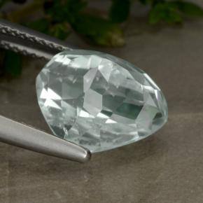 Hiddenite Vert clair naturelle En forme de poire, 6.00 ct, VS