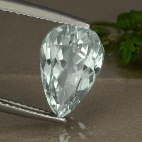 Hiddenite Vert clair naturelle En forme de poire, 5.90 ct, VVS-VS