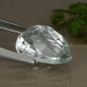 Hiddenite Vert clair naturelle En forme de poire, 5.90 ct, VVS-VS