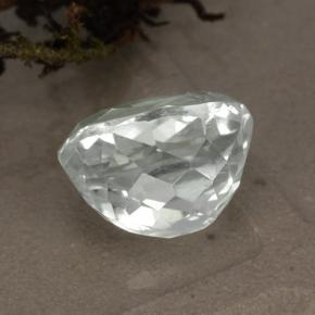 Hiddenite Blanc verdâtre naturelle Coupe ovale, 5.52 ct, VVS-VS