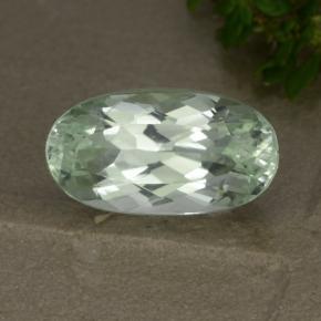 Hiddenite Blanc clair verdâtre naturelle Coupe ovale, 4.59 ct, VVS-VS