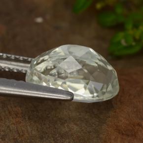 Hiddenite Vert clair naturelle Coupe ovale, 2.36 ct, VVS-VS