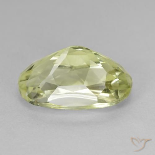 Hiddenite Vert clair naturelle ovale, 9.83 ct, VS-SI