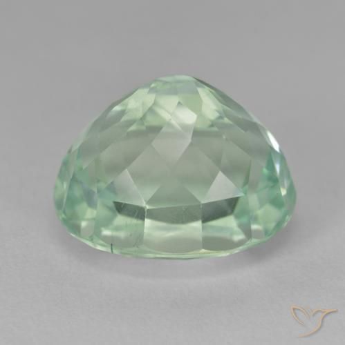 Hiddenite Bleu vert naturelle ovale, 16.49 ct, VS-SI