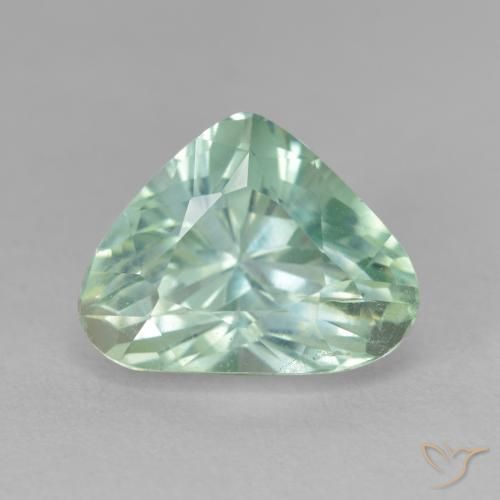8.36ct Naturel Vert bleu clair Hiddenite, En forme de poire, VS-SI