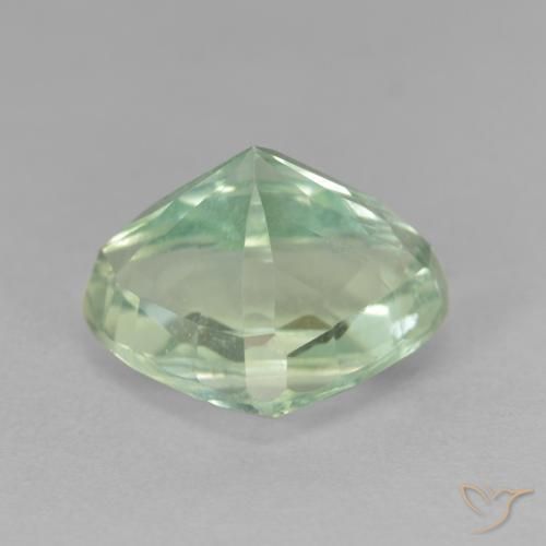 Hiddenite Vert bleu clair naturelle En forme de poire, 8.36 ct, VS-SI