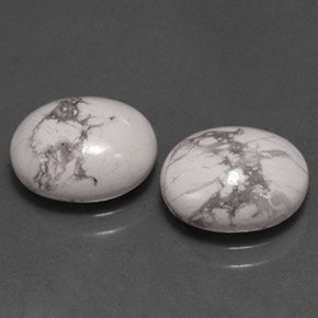 Achetez naturel ct blanc howlite gems, coupe ovale, en provenance états unis chez gemselect. en stock, livraison internationale!