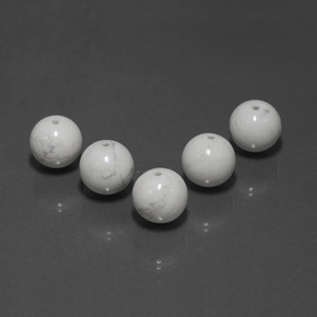 Achetez naturel ct blanc howlite gems, sphère / boule, en provenance états unis chez gemselect. en stock, livraison internationale!
