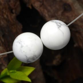 Achetez naturel 29,43ct blanc howlite gems, sphère / boule, en provenance états unis chez gemselect. en stock, livraison internationale!