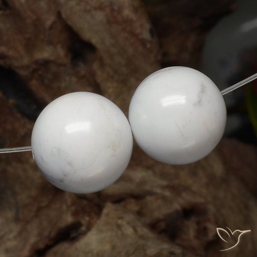 29.40ctw Naturel Blanc grisâtre Howlite, Sphère / Boule, Opaque