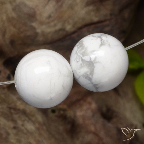 30.41ctw Naturel Blanc grisâtre Howlite, Sphère / Boule, Opaque