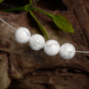 Achetez naturel 14,22ct blanc howlite gems, sphère / boule, en provenance états unis chez gemselect. en stock, livraison internationale!