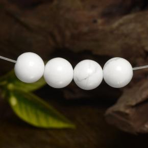 Achetez naturel 14,65ct blanc multicolore howlite gems, sphère / boule, en provenance états unis chez gemselect. en stock, livraison internationale!