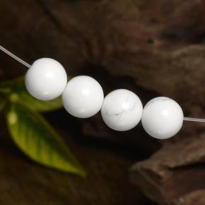 Achetez naturel 14,65ct blanc multicolore howlite gems, sphère / boule, en provenance états unis chez gemselect. en stock, livraison internationale!