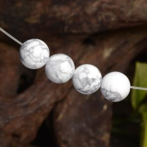Achetez naturel 14,30ct blanc howlite gems, sphère / boule, en provenance états unis chez gemselect. en stock, livraison internationale!