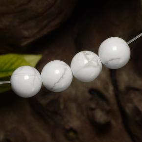 Achetez naturel 18.78ct Blanc multicolore Howlite gems, Sphère / Boule, En provenance États Unis chez GemSelect. En stock, livraison internationale!