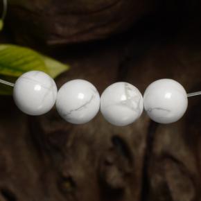 Achetez naturel 18.78ct Blanc multicolore Howlite gems, Sphère / Boule, En provenance États Unis chez GemSelect. En stock, livraison internationale!