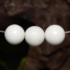 Achetez naturel 14,13ct blanc howlite gems, sphère / boule, en provenance états unis chez gemselect. en stock, livraison internationale!