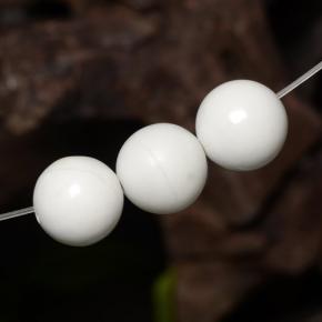 Achetez naturel 14,13ct blanc howlite gems, sphère / boule, en provenance états unis chez gemselect. en stock, livraison internationale!
