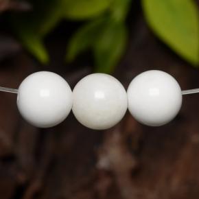 Achetez naturel 10,77ct blanc howlite gems, sphère / boule, en provenance états unis chez gemselect. en stock, livraison internationale!