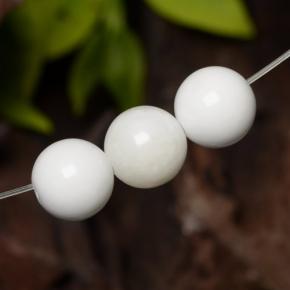 Achetez naturel 10,77ct blanc howlite gems, sphère / boule, en provenance états unis chez gemselect. en stock, livraison internationale!