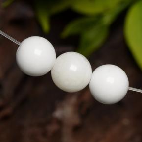 Achetez naturel 10,77ct blanc howlite gems, sphère / boule, en provenance états unis chez gemselect. en stock, livraison internationale!