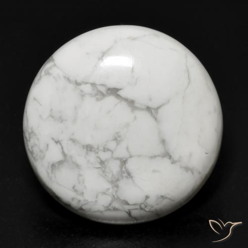 17.64ct Naturel Blanc grisâtre Howlite, Tour, Opaque