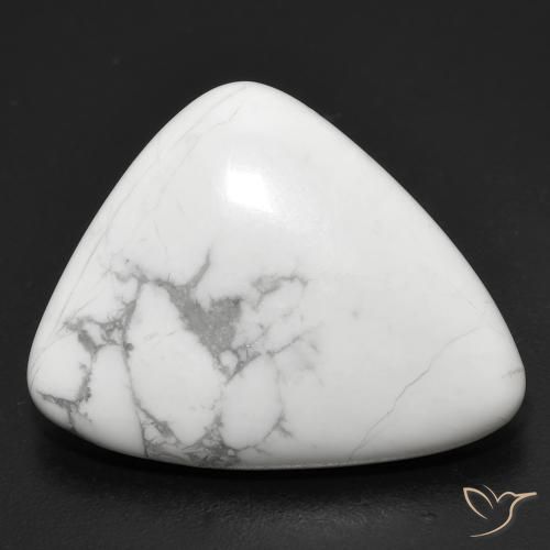 17.01ct Naturel Blanc grisâtre Howlite, Fantaisie, Opaque