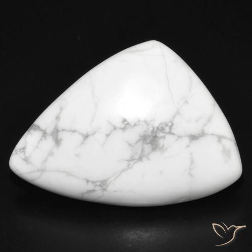 23.73ct Naturel Blanc grisâtre Howlite, Fantaisie, Opaque