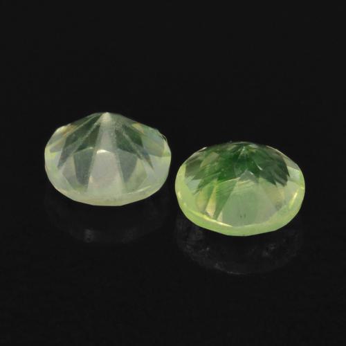 Achetez naturel 0,19ct vert opale hyalite gems, coupe roude, en provenance mexique chez gemselect. en stock, livraison internationale!