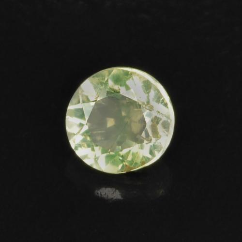Opale hyalite Vert clair naturelle Coupe roude, 0.09 ct, Translucide