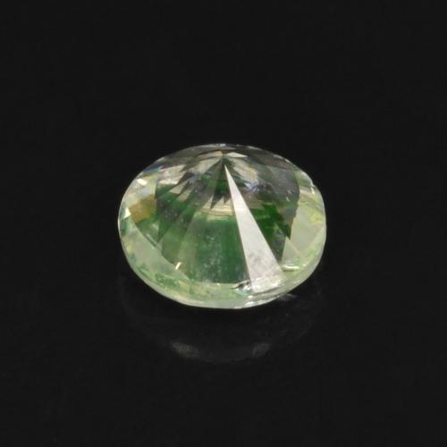 Opale hyalite Vert clair naturelle Coupe roude, 0.09 ct, Transparent