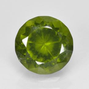 Idocrase Forêt verte naturelle Coupe roude, 1.58 ct, VS