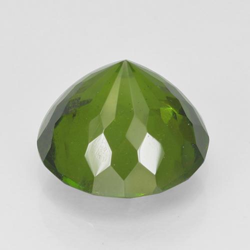 Idocrase vert naturelle coupe roude, 2,23 ct, VS