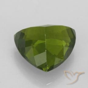 Idocrase Vert moyen naturelle Trillion, 5.16 ct, VS