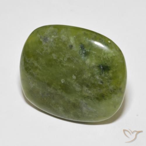 Idocrase Vert terre naturelle Coussin, 45.31 ct, Opaque