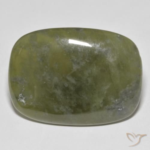 41.69ct Naturel Vert chaud Idocrase, Coussin, Opaque