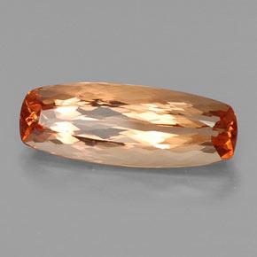 Topaze impériale Orange moyen naturelle Coussin, 7.13 ct, VVS-VS