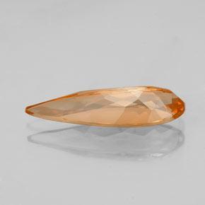 Topaze impériale Orange moyen naturelle En forme de poire, 2.25 ct, VS