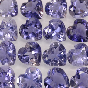 Achetez naturel ct bleue iolite gems, forme de coeur, en provenance madagascar chez gemselect. en stock, livraison internationale!