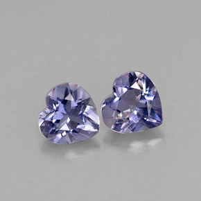 Achetez naturel ct bleue iolite gems, forme de coeur, en provenance madagascar chez gemselect. en stock, livraison internationale!