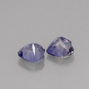 Achetez naturel ct bleue iolite gems, forme de coeur, en provenance madagascar chez gemselect. en stock, livraison internationale!