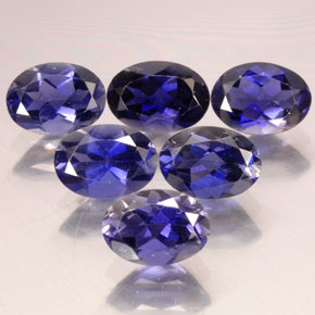 Achetez naturel ct Violet Bleu Iolite gems, Coupe ovale, En provenance Madagascar chez GemSelect. En stock, livraison internationale!