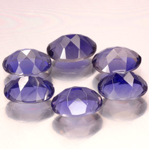 Achetez naturel ct Violet Bleu Iolite gems, Coupe ovale, En provenance Madagascar chez GemSelect. En stock, livraison internationale!
