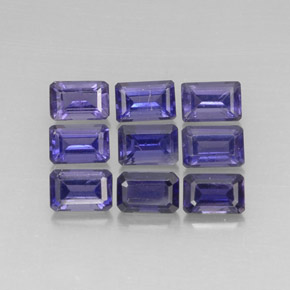 Achetez naturel ct Violet Bleu Iolite gems, Taille émeraude, En provenance Madagascar chez GemSelect. En stock, livraison internationale!