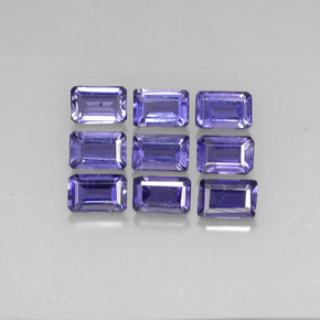 Achetez naturel ct bleue iolite gems, taille émeraude, en provenance madagascar chez gemselect. en stock, livraison internationale!