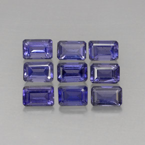 Achetez naturel ct violet iolite gems, taille émeraude, en provenance madagascar chez gemselect. en stock, livraison internationale!