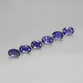 Achetez naturel ct Violet Bleu Iolite gems, Coupe ovale, En provenance Madagascar chez GemSelect. En stock, livraison internationale!
