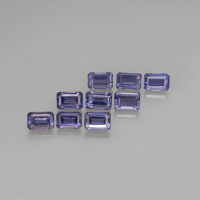 Achetez naturel ct bleue iolite gems, taille émeraude, en provenance madagascar chez gemselect. en stock, livraison internationale!